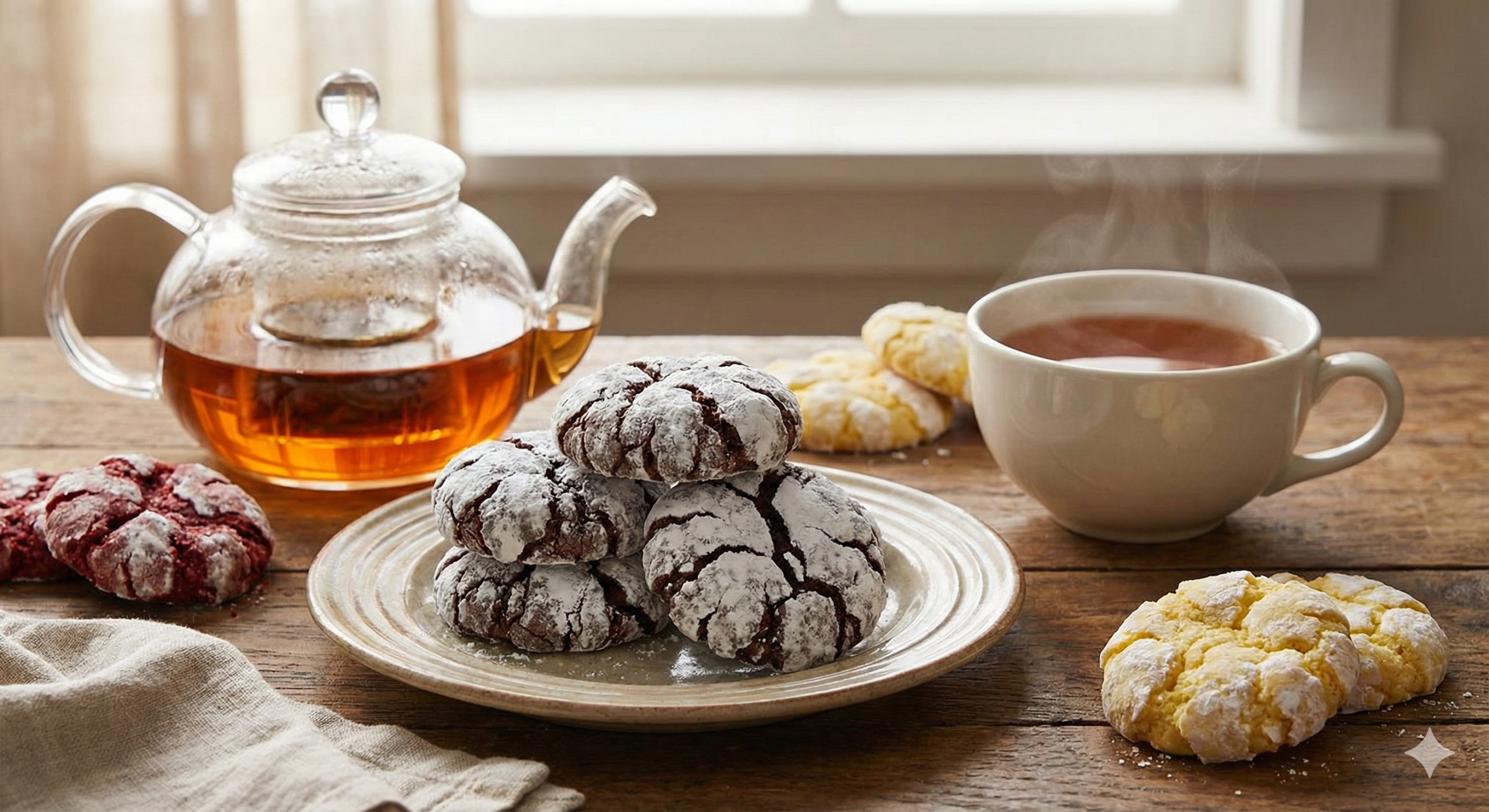 Nghệ Thuật Pairing: Khi Crinkle Ngọt Ngào Gặp Gỡ Trà Thanh Tao